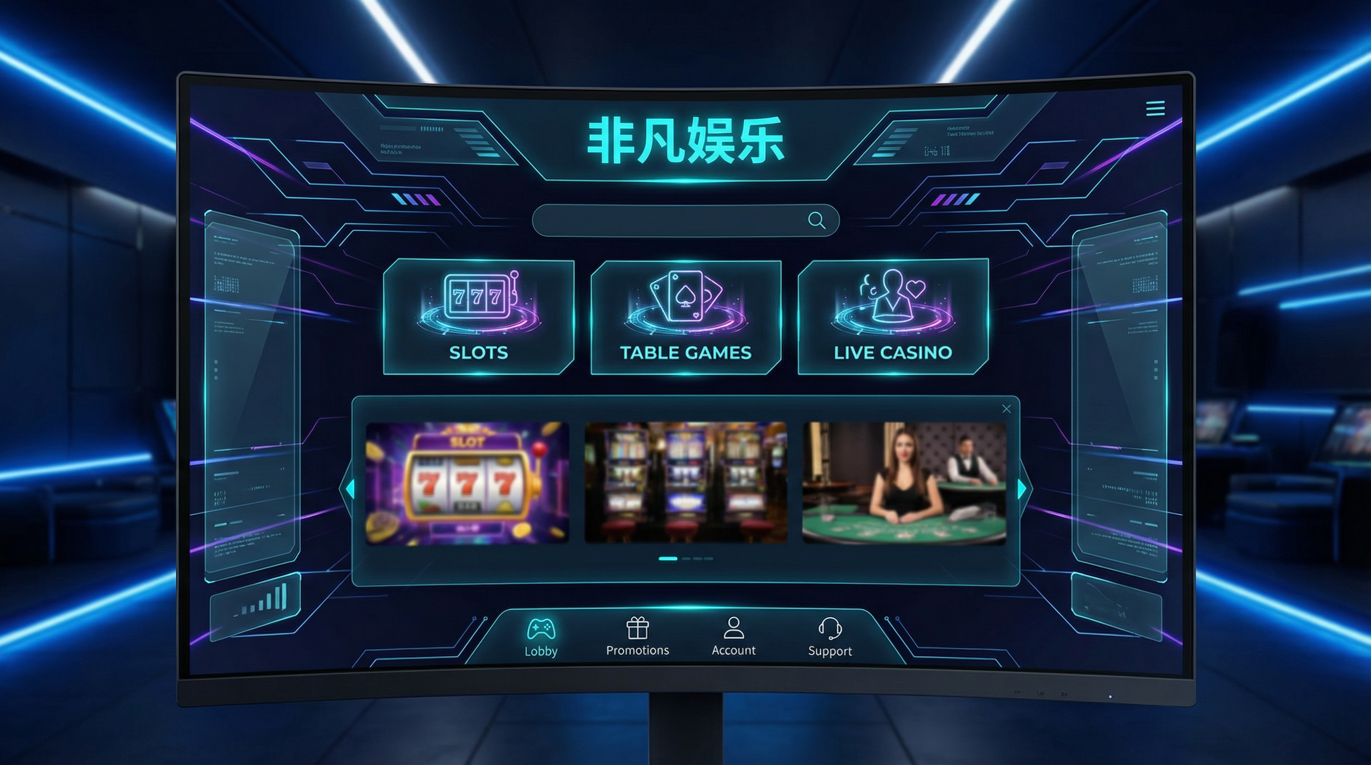 非凡娱乐游戏界面展示